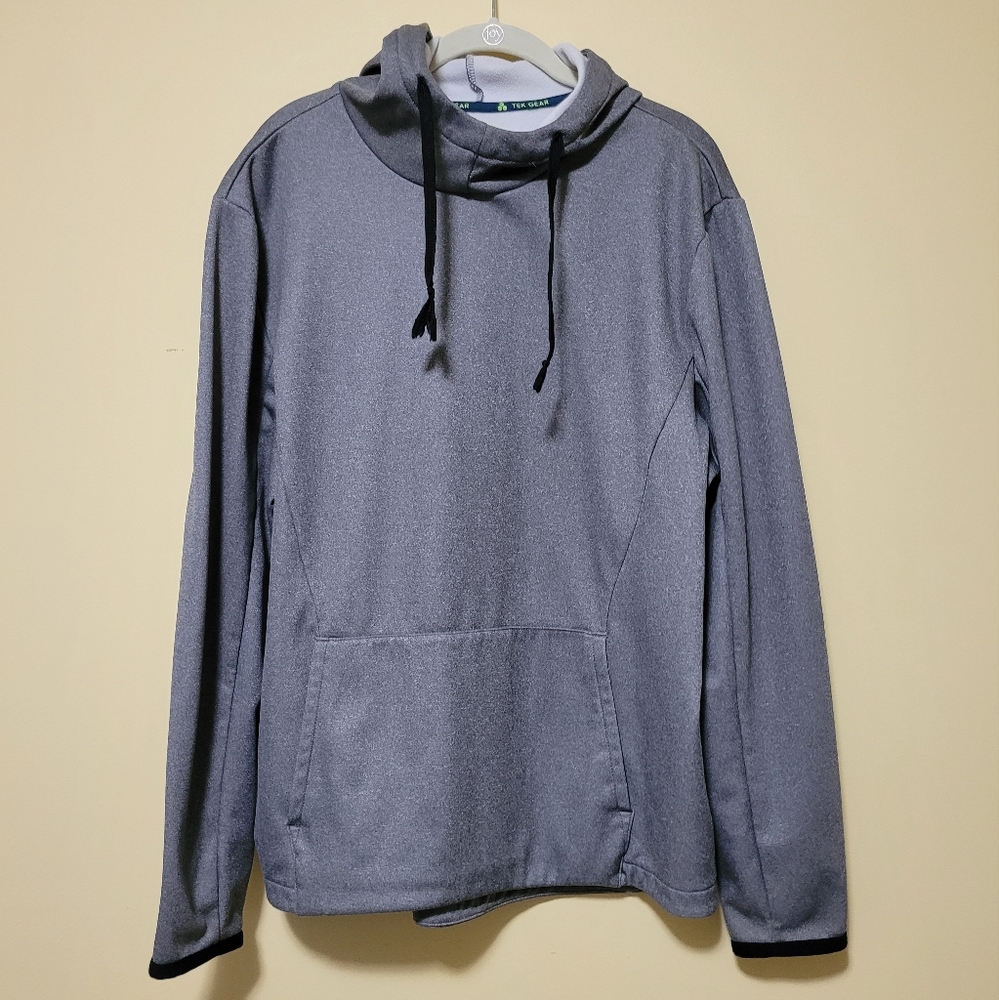 💥3 for $30💥 Tek Gear Grey Pullover Hoodie,‎ size Large
